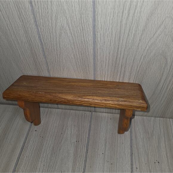 Vtg Elegant Wooden Wall Shelf Farmhouse Cottagecore Country Read - Picture 2 of 6